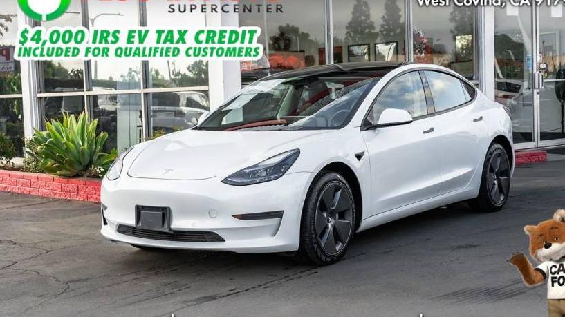 TESLA MODEL 3 2022 5YJ3E1EAXNF120256 image